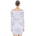 I am OK - Broken Long Sleeve Off Shoulder Dress View2