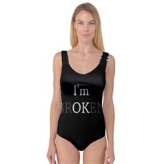 I Am Ok - Broken Princess Tank Leotard  by Valentinaart