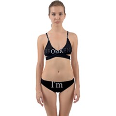 I Am Ok - Broken Wrap Around Bikini Set