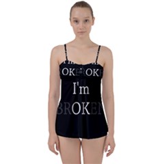 I Am Ok - Broken Babydoll Tankini Set