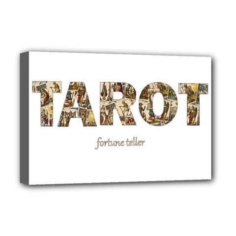 Tarot Fortune Teller Deluxe Canvas 18  X 12   by Valentinaart