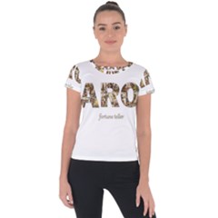 Tarot Fortune Teller Short Sleeve Sports Top 