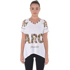 Tarot Fortune Teller Cut Out Side Drop Tee by Valentinaart