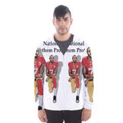 National Anthem Protest Hooded Wind Breaker (men) by Valentinaart