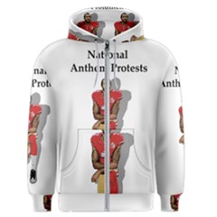 National Anthem Protest Men s Zipper Hoodie by Valentinaart