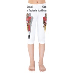 National Anthem Protest Kids  Capri Leggings 