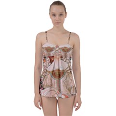 Alfons Mucha   F  Champenois Imprimeur ¨|diteur Babydoll Tankini Set