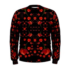 Pumkins And Roses From The Fantasy Garden Men s Sweatshirt