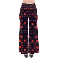 Pumkins And Roses From The Fantasy Garden Pants by pepitasart