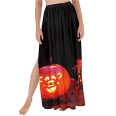 Awaiting Halloween Night Maxi Chiffon Tie-up Sarong