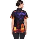 Awaiting Halloween Night Women s Short Sleeve Shirt View2