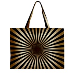 Art Deco Goldblack Zipper Mini Tote Bag by NouveauDesign