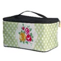 green shabby chic Cosmetic Storage Case View3