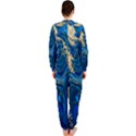 ocean blue gold marble OnePiece Jumpsuit (Ladies)  View2