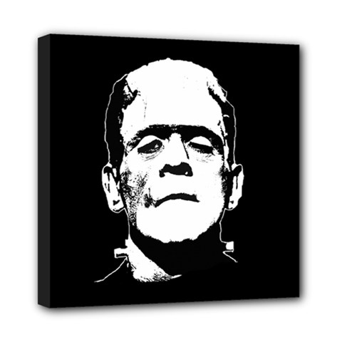 Frankenstein s Monster Halloween Mini Canvas 8  X 8  by Valentinaart