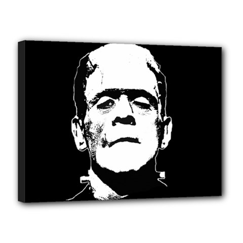 Frankenstein s Monster Halloween Canvas 16  X 12  by Valentinaart