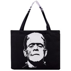 Frankenstein s Monster Halloween Mini Tote Bag by Valentinaart