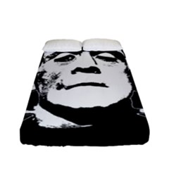 Frankenstein s Monster Halloween Fitted Sheet (full/ Double Size) by Valentinaart