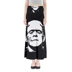 Frankenstein s Monster Halloween Full Length Maxi Skirt by Valentinaart