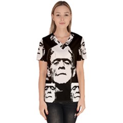 Frankenstein s Monster Halloween Scrub Top