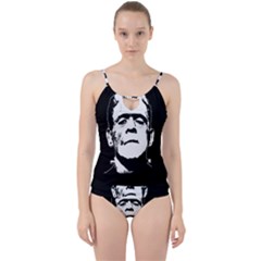 Frankenstein s Monster Halloween Cut Out Top Tankini Set