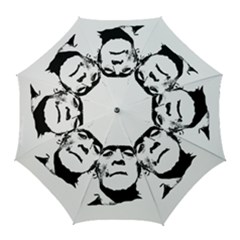 Frankenstein s Monster Halloween Golf Umbrellas by Valentinaart