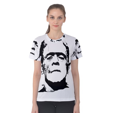 Frankenstein s Monster Halloween Women s Cotton Tee by Valentinaart