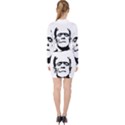 Frankenstein s monster Halloween V-neck Bodycon Long Sleeve Dress View2