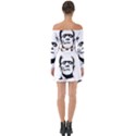 Frankenstein s monster Halloween Off Shoulder Top with Skirt Set View2