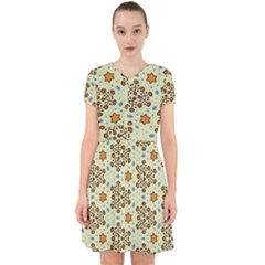 Stars And Other Shapes Pattern                                 Adorable In Chiffon Dress