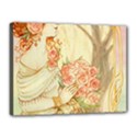 Beautiful Art Nouveau lady Canvas 16  x 12  View1