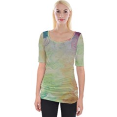 Painted Canvas                                 Wide Neckline Tee