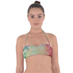 Painted Canvas                                 Halter Bandeau Bikini Top