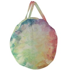 Painted Canvas                               Giant Round Zipper Tote