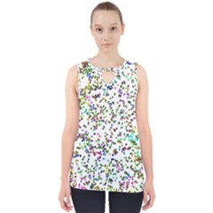 Paint On A White Background                                  Cut Out Tank Top by LalyLauraFLM