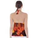 Ablaze With Beautiful Fractal Fall Colors Babydoll Tankini Top View2