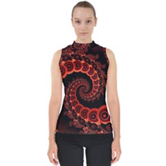 Chinese Lantern Festival For A Red Fractal Octopus Shell Top