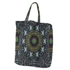 Leaf Earth And Heart Butterflies In The Universe Giant Grocery Zipper Tote