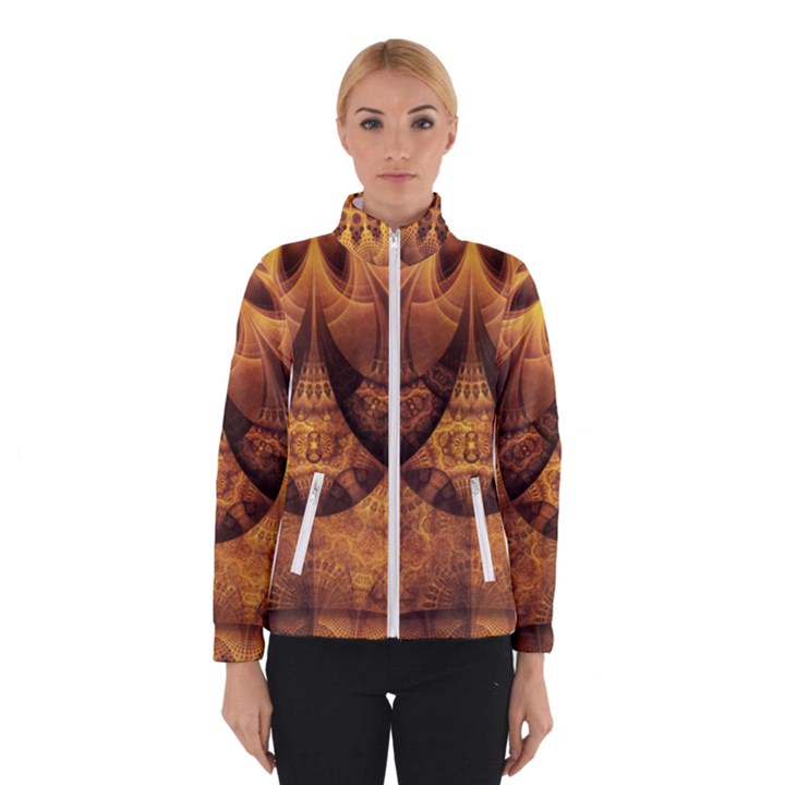 Beautiful Gold And Brown Honeycomb Fractal Beehive Winterwear