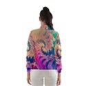 Rainbow Octopus Tentacles in a Fractal Spiral Wind Breaker (Women) View2