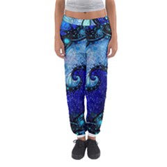 Nocturne Of Scorpio, A Fractal Spiral Painting Women s Jogger Sweatpants by jayaprime