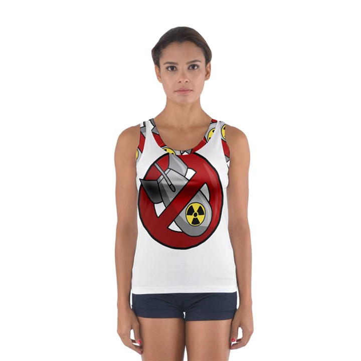 No nuclear weapons Sport Tank Top 