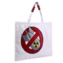 No nuclear weapons Zipper Large Tote Bag View2