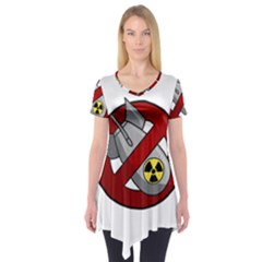 No Nuclear Weapons Short Sleeve Tunic 