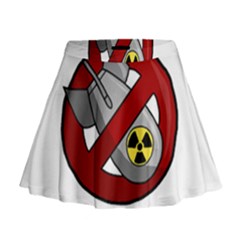 No Nuclear Weapons Mini Flare Skirt