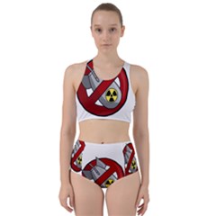 No Nuclear Weapons Racer Back Bikini Set