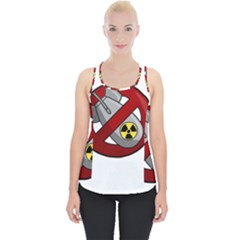 No Nuclear Weapons Piece Up Tank Top