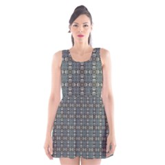 Earth Tiles Scoop Neck Skater Dress