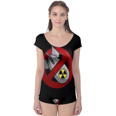 No Nuclear Weapons Boyleg Leotard 