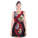 No nuclear weapons Scoop Neck Skater Dress View1